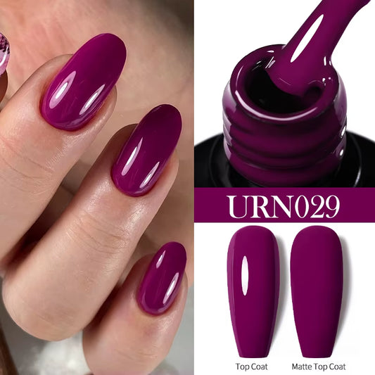 7/7.5Ml Nude Glitter Color Nail Gel Polish Semi-Permanent Varnish Soak off Nail Art Base Top Coat UV LED Gel Manicure