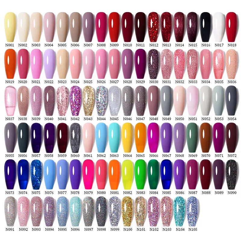 7/7.5Ml Nude Glitter Color Nail Gel Polish Semi-Permanent Varnish Soak off Nail Art Base Top Coat UV LED Gel Manicure
