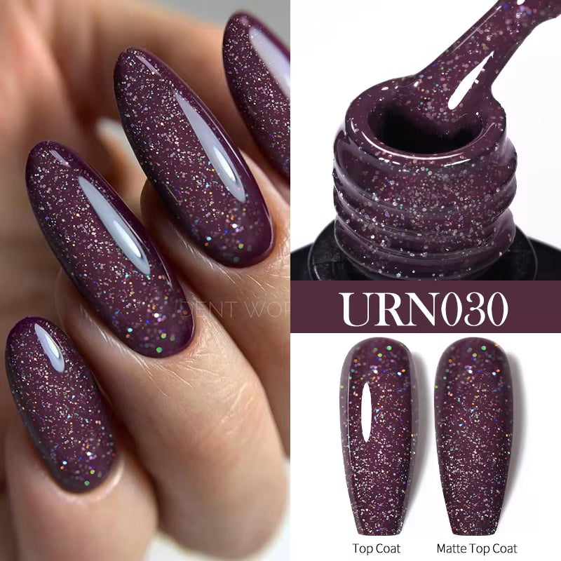 7/7.5Ml Nude Glitter Color Nail Gel Polish Semi-Permanent Varnish Soak off Nail Art Base Top Coat UV LED Gel Manicure