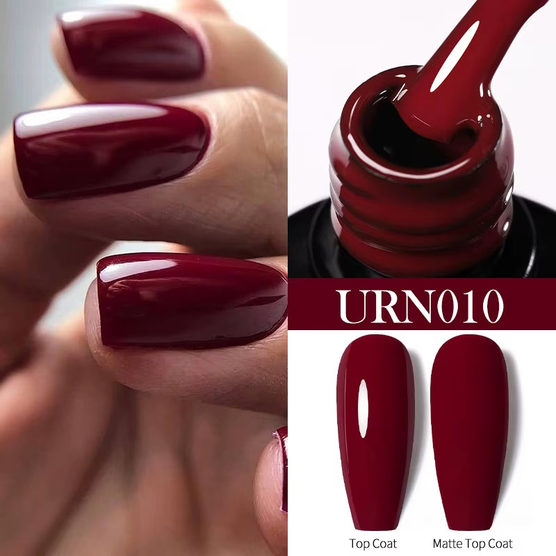 7/7.5Ml Nude Glitter Color Nail Gel Polish Semi-Permanent Varnish Soak off Nail Art Base Top Coat UV LED Gel Manicure