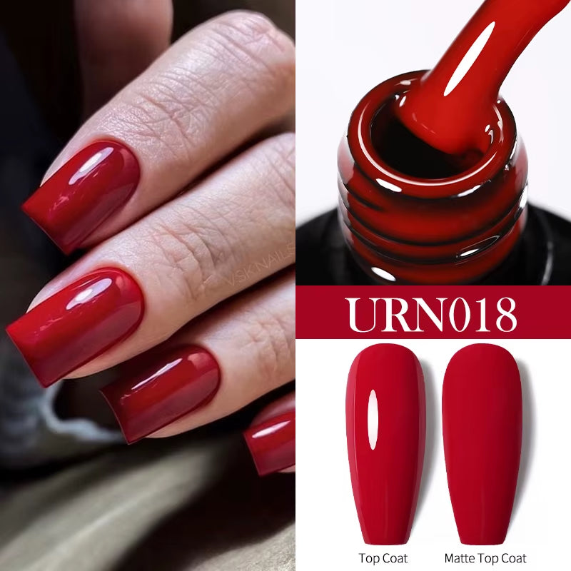 7/7.5Ml Nude Glitter Color Nail Gel Polish Semi-Permanent Varnish Soak off Nail Art Base Top Coat UV LED Gel Manicure