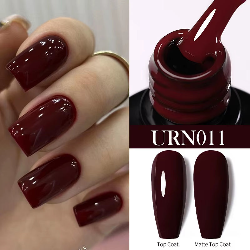 7/7.5Ml Nude Glitter Color Nail Gel Polish Semi-Permanent Varnish Soak off Nail Art Base Top Coat UV LED Gel Manicure